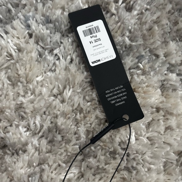 Fashion Nova Self Assured Stretch Embellished Bootcut Jeans - Black Wash - Picture 10 of 10